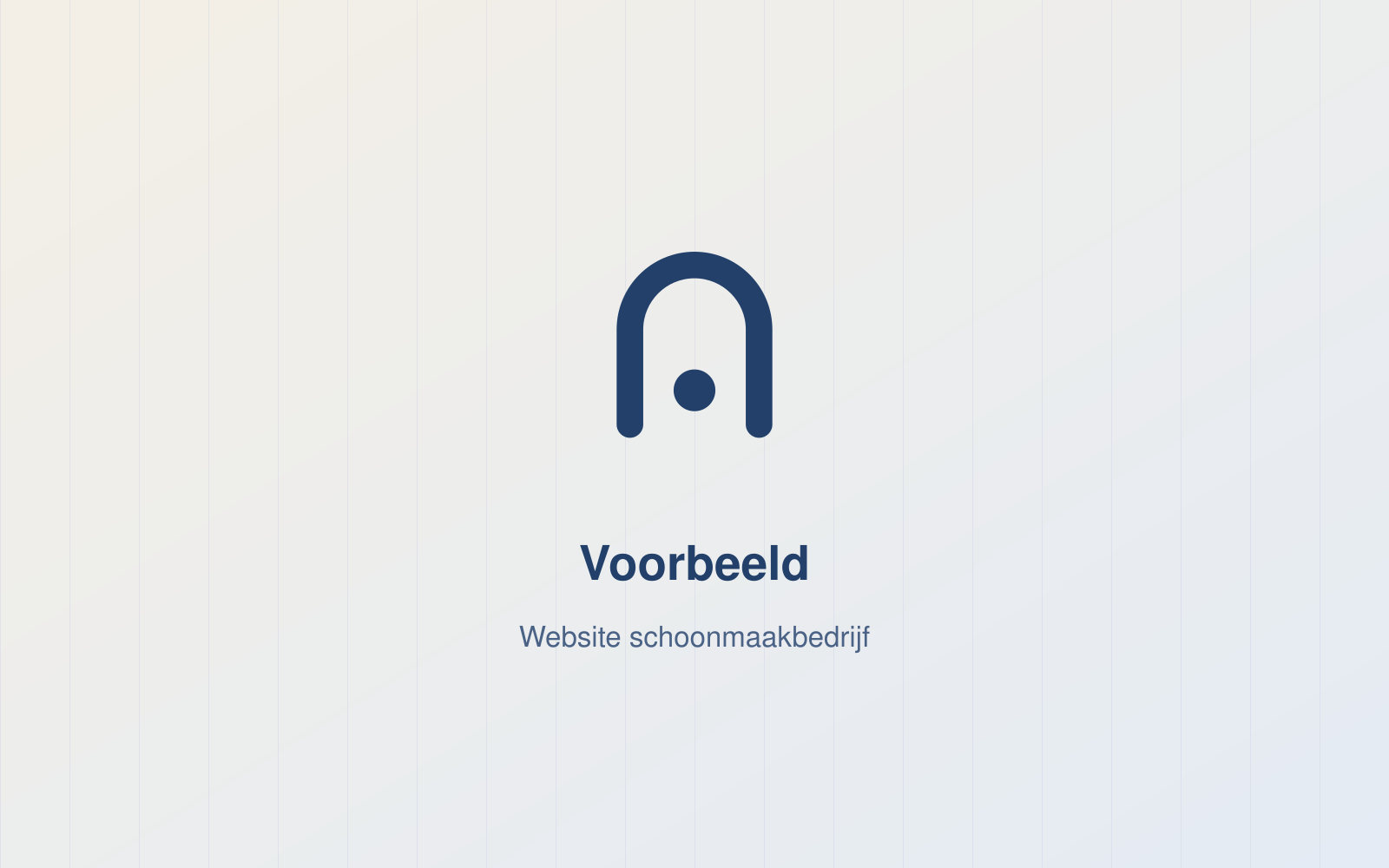 [Voorbeeld] Website voor een schoonmaakbedrijf